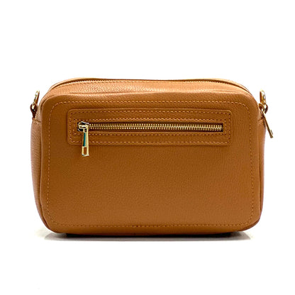 Anita Leather Crossbody Bag - Made In Italy