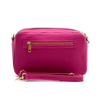 Anita Leather Crossbody Bag - Made In Italy