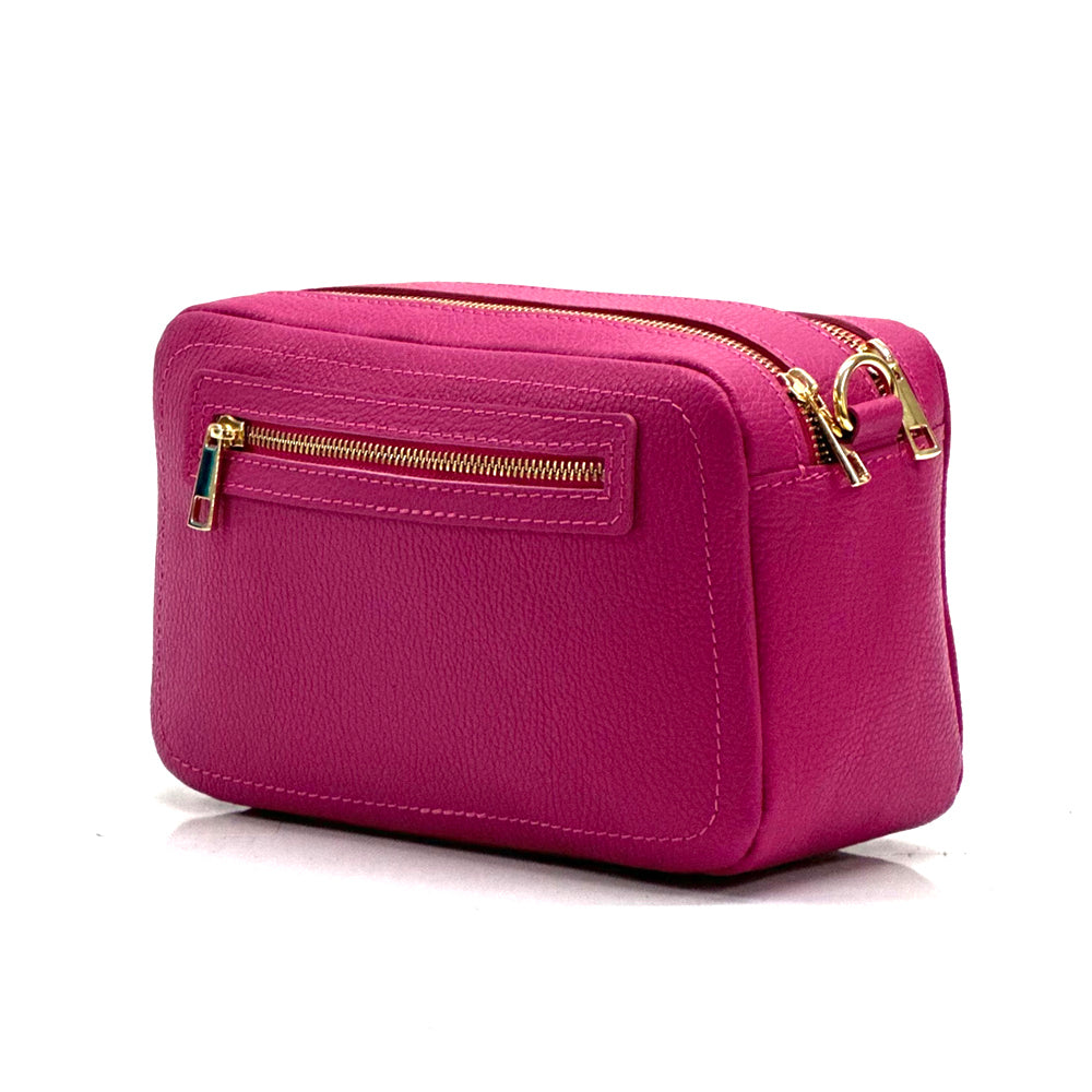 Anita Leather Crossbody Bag - Made In Italy