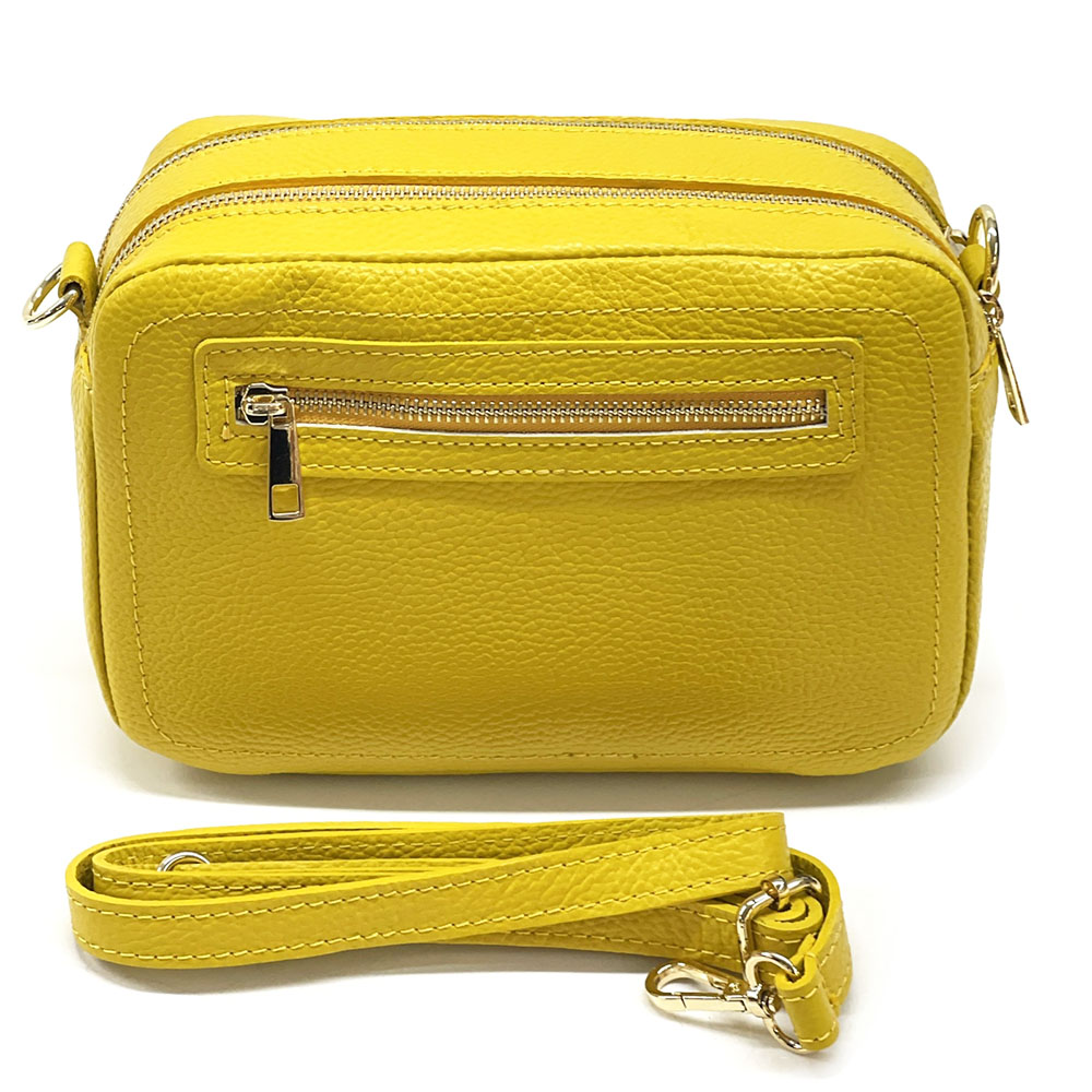 Anita Leather Crossbody Bag - Made In Italy