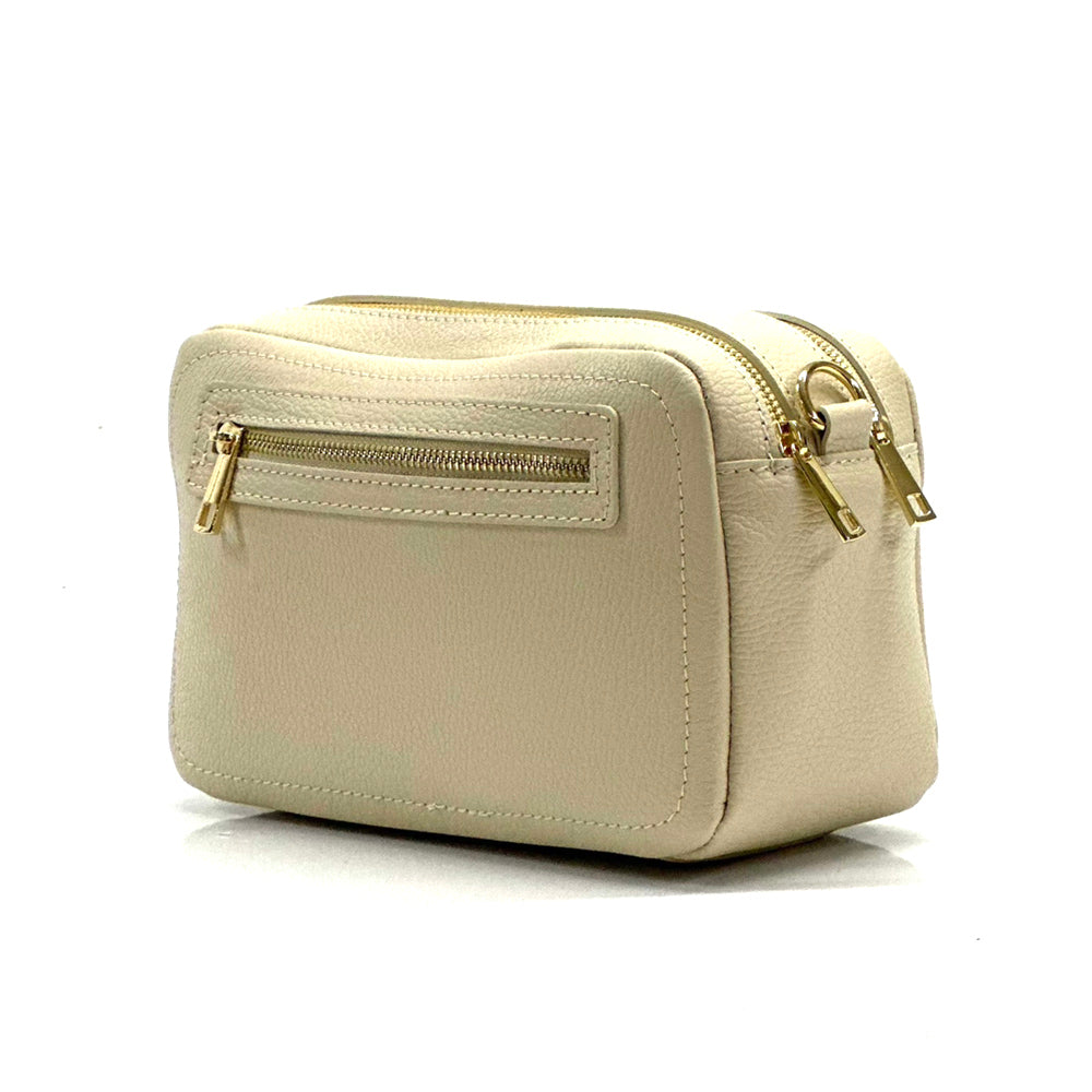Anita Leather Crossbody Bag - Made In Italy
