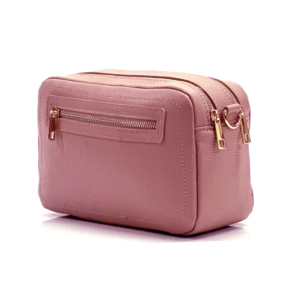 Anita Leather Crossbody Bag - Made In Italy