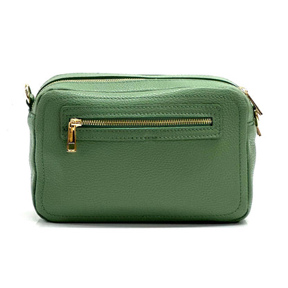 Anita Leather Crossbody Bag - Made In Italy