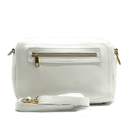 Anita Leather Crossbody Bag - Made In Italy
