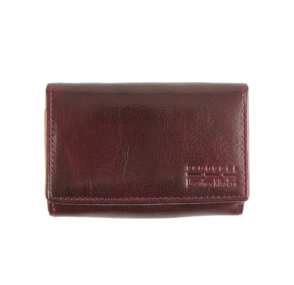 Rina V Cow Leather Wallet - Made In Italy
