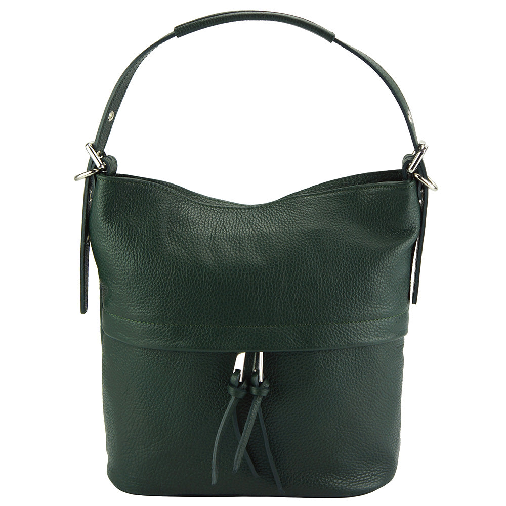 Letizia leather Handbag - Made In Italy