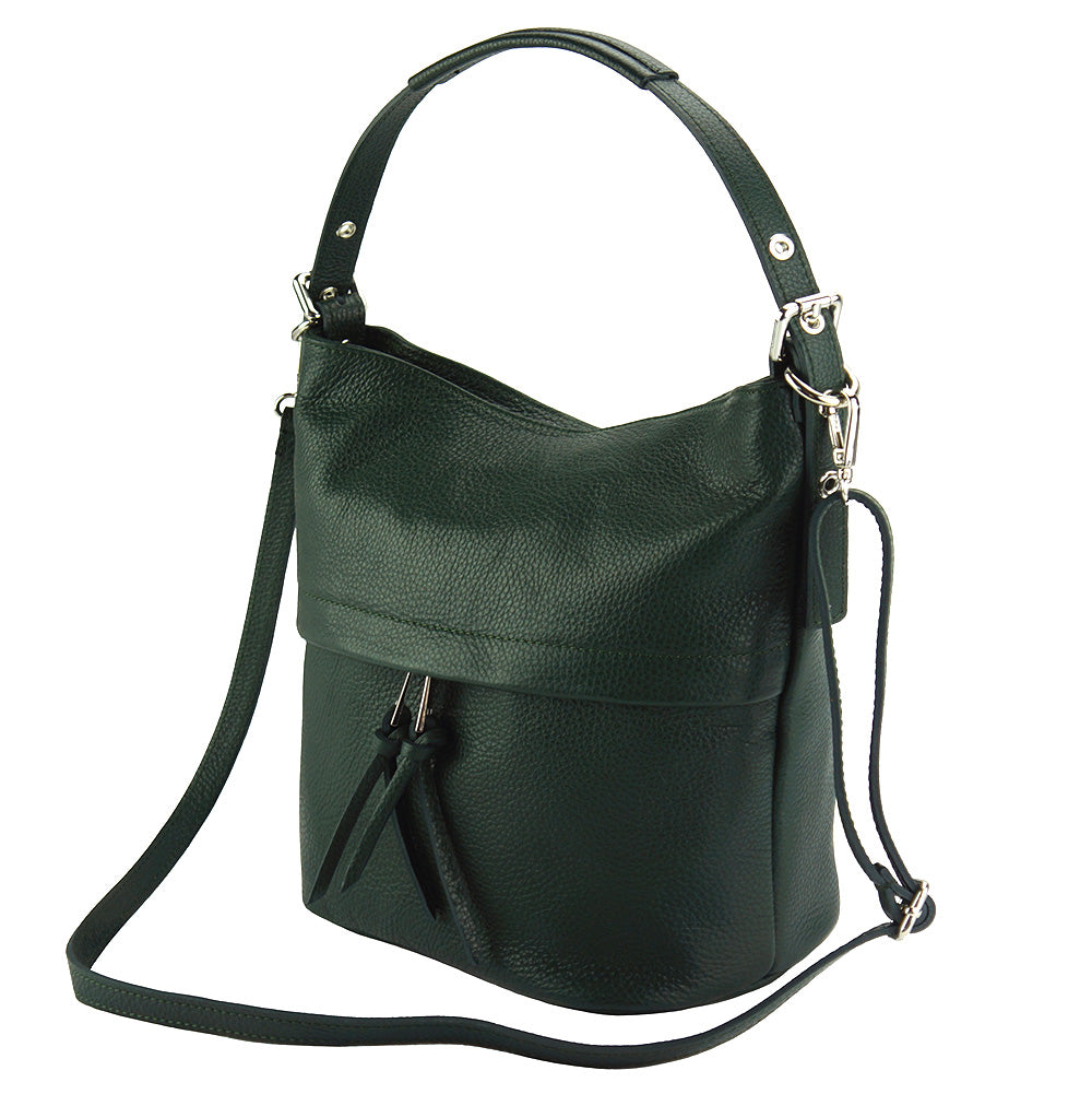 Letizia leather Handbag - Made In Italy