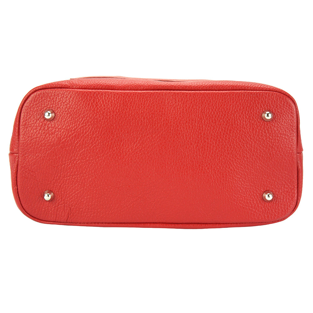Marita leather Shoulder bag - Made In Italy