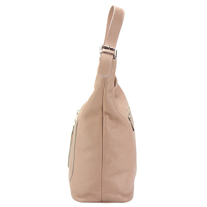 Marita leather Shoulder bag - Made In Italy