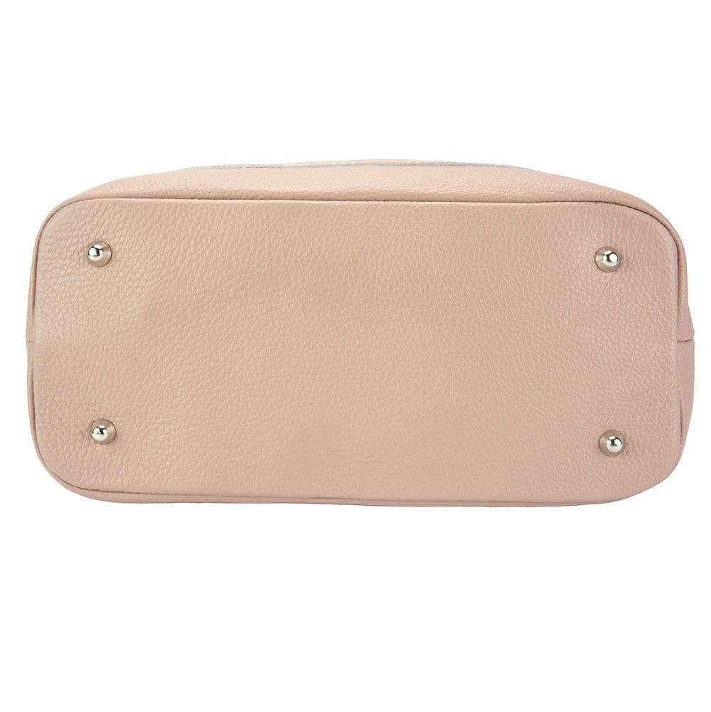 Marita leather Shoulder bag - Made In Italy