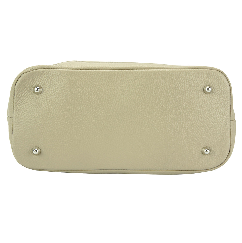 Marita leather Shoulder bag - Made In Italy