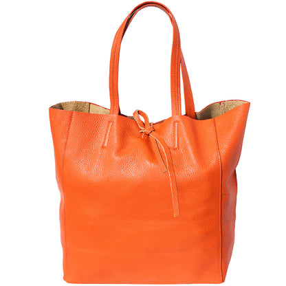 Babila Italian Genuine Leather Tote Bag - Made In Italy