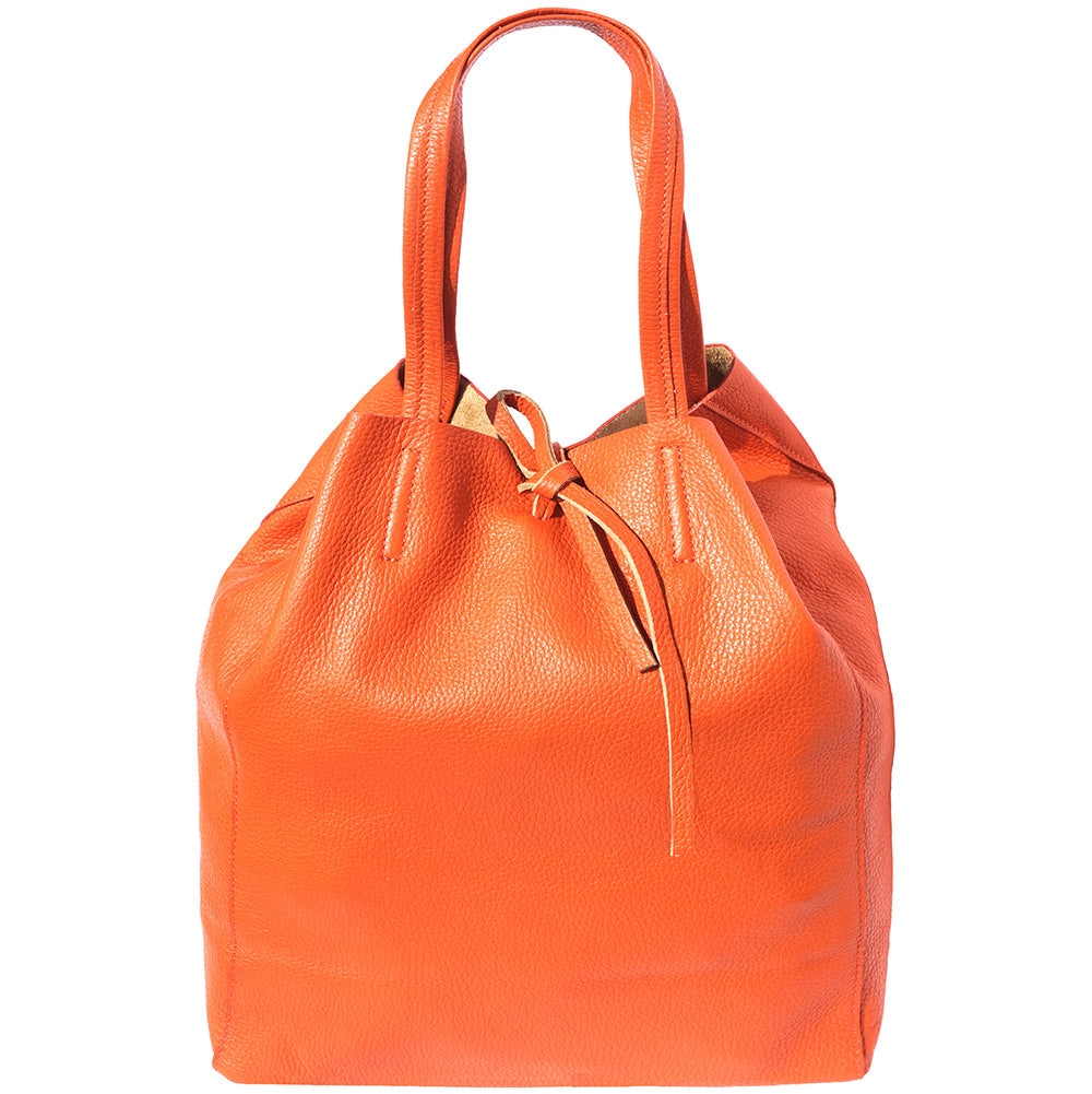 Babila Italian Genuine Leather Tote Bag - Made In Italy