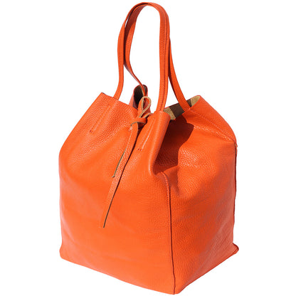 Babila Italian Genuine Leather Tote Bag - Made In Italy