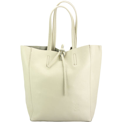 Babila Italian Genuine Leather Tote Bag - Made In Italy