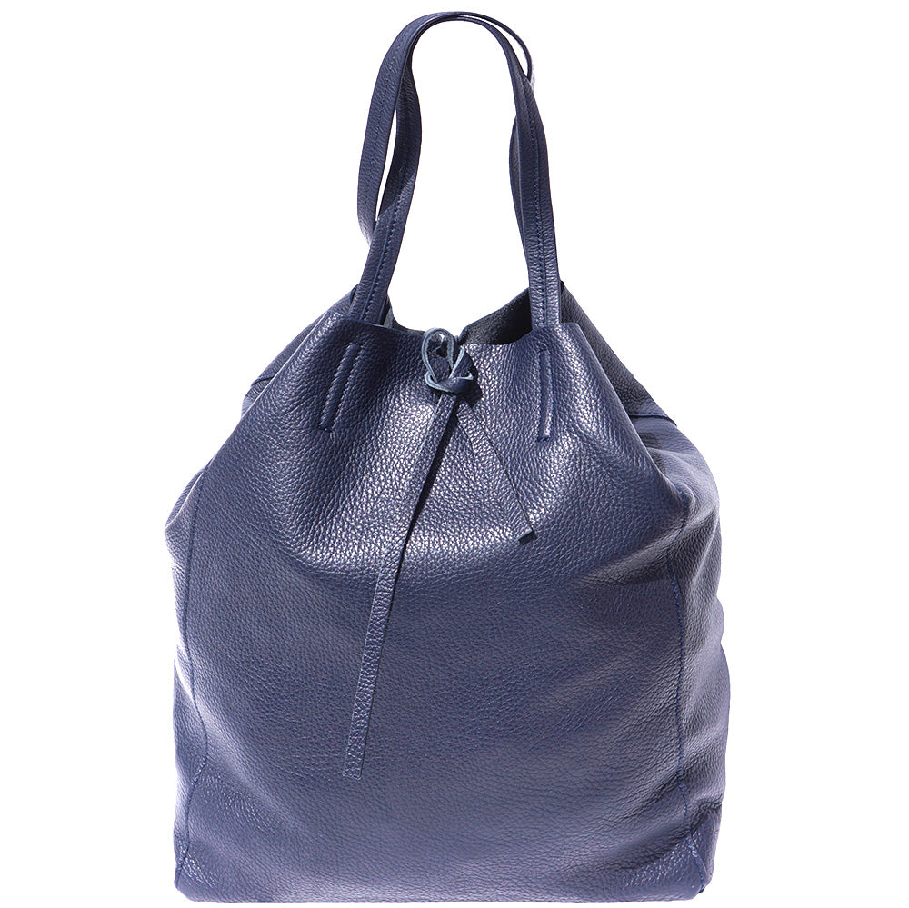 Babila Italian Genuine Leather Tote Bag - Made In Italy