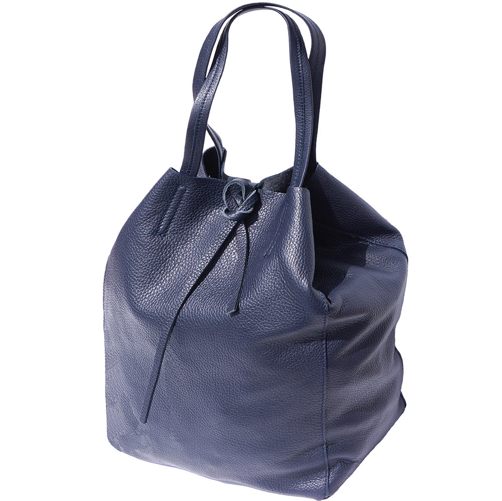 Babila Italian Genuine Leather Tote Bag - Made In Italy