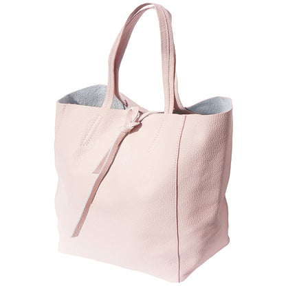 Babila Italian Genuine Leather Tote Bag - Made In Italy