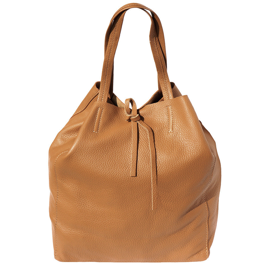Babila Italian Genuine Leather Tote Bag - Made In Italy