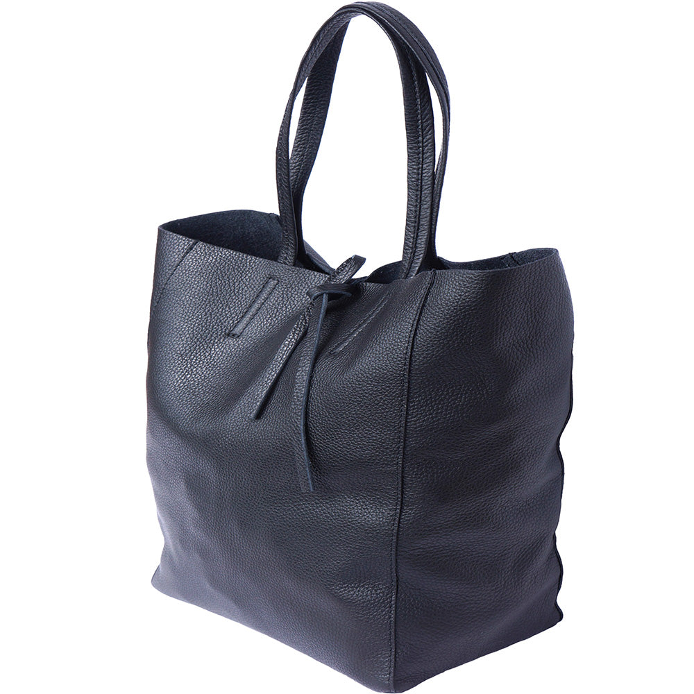 Babila Italian Genuine Leather Tote Bag - Made In Italy