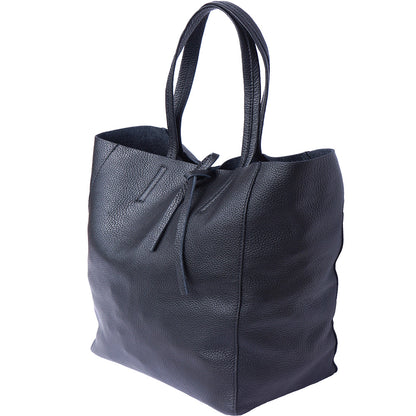 Babila Italian Genuine Leather Tote Bag - Made In Italy