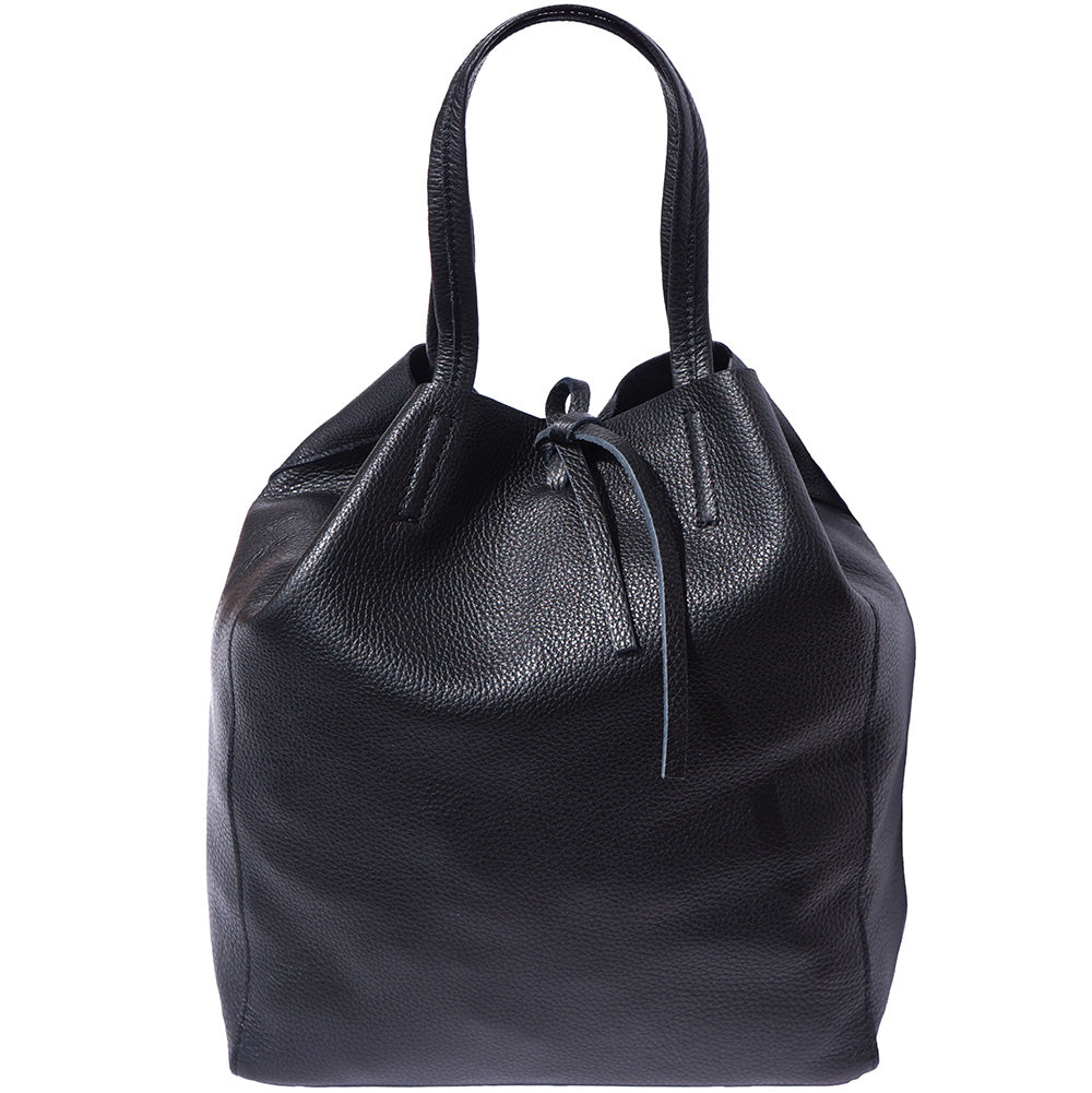 Babila Italian Genuine Leather Tote Bag - Made In Italy