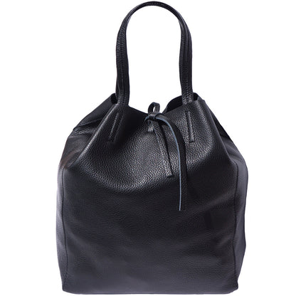 Babila Italian Genuine Leather Tote Bag - Made In Italy
