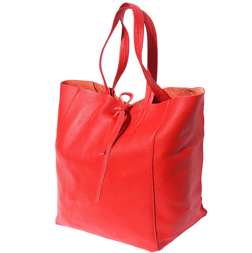 Babila Italian Genuine Leather Tote Bag - Made In Italy
