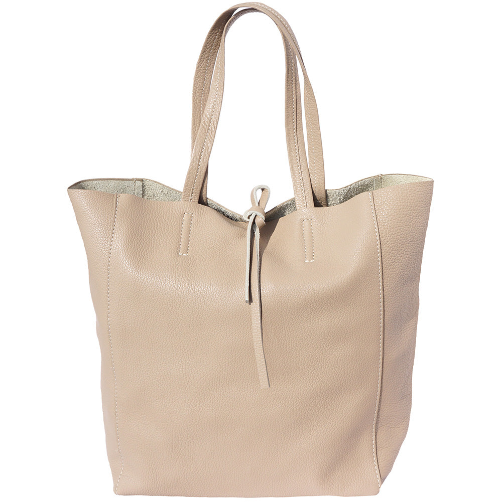 Babila Italian Genuine Leather Tote Bag - Made In Italy