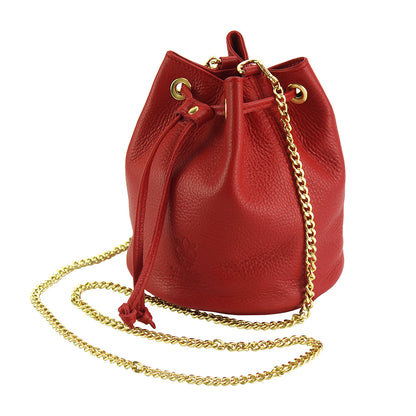 Ilaria Cross-body leather bag - Made In Italy