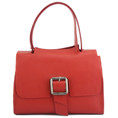 Casimira leather Handbag - Made In Italy