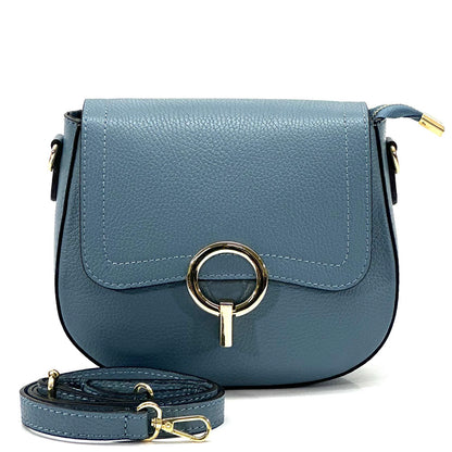 Senara Leather Crossbody Bag - Made In Italy