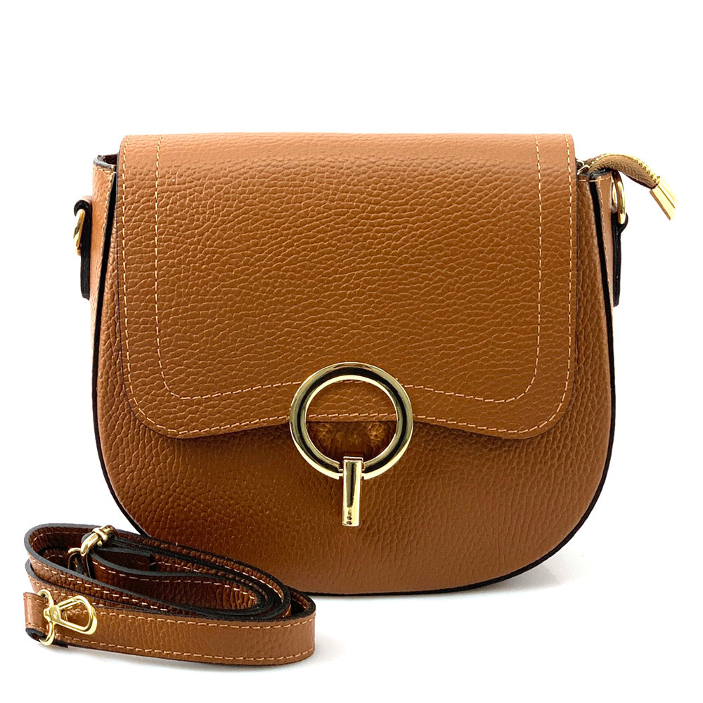 Senara Leather Crossbody Bag - Made In Italy