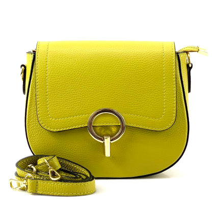 Senara Leather Crossbody Bag - Made In Italy