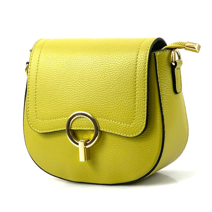 Senara Leather Crossbody Bag - Made In Italy