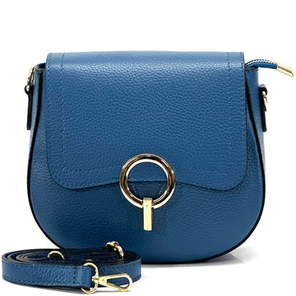 Senara Leather Crossbody Bag - Made In Italy