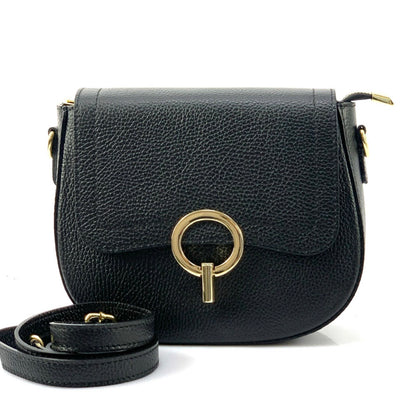 Senara Leather Crossbody Bag - Made In Italy