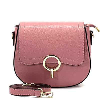 Senara Leather Crossbody Bag - Made In Italy