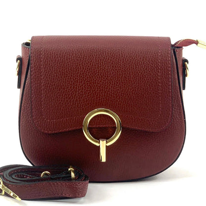Senara Leather Crossbody Bag - Made In Italy