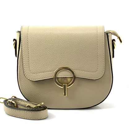 Senara Leather Crossbody Bag - Made In Italy