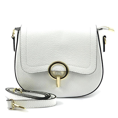 Senara Leather Crossbody Bag - Made In Italy