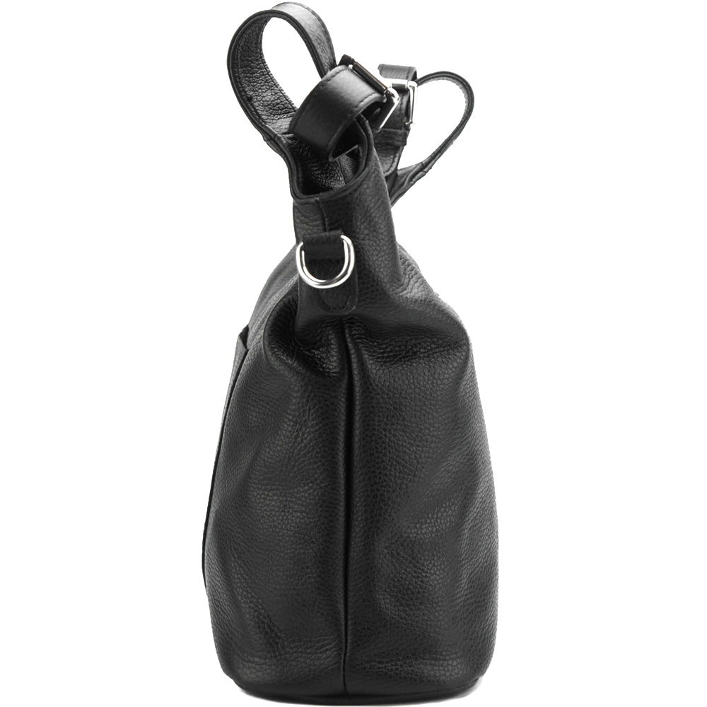 Silvia Leather Shoulder Bag Limited Stock - Made In Italy