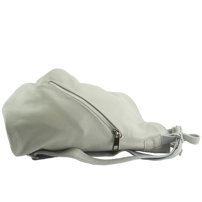 Clapton Backpack in Supple small-grained leather - Made In Italy