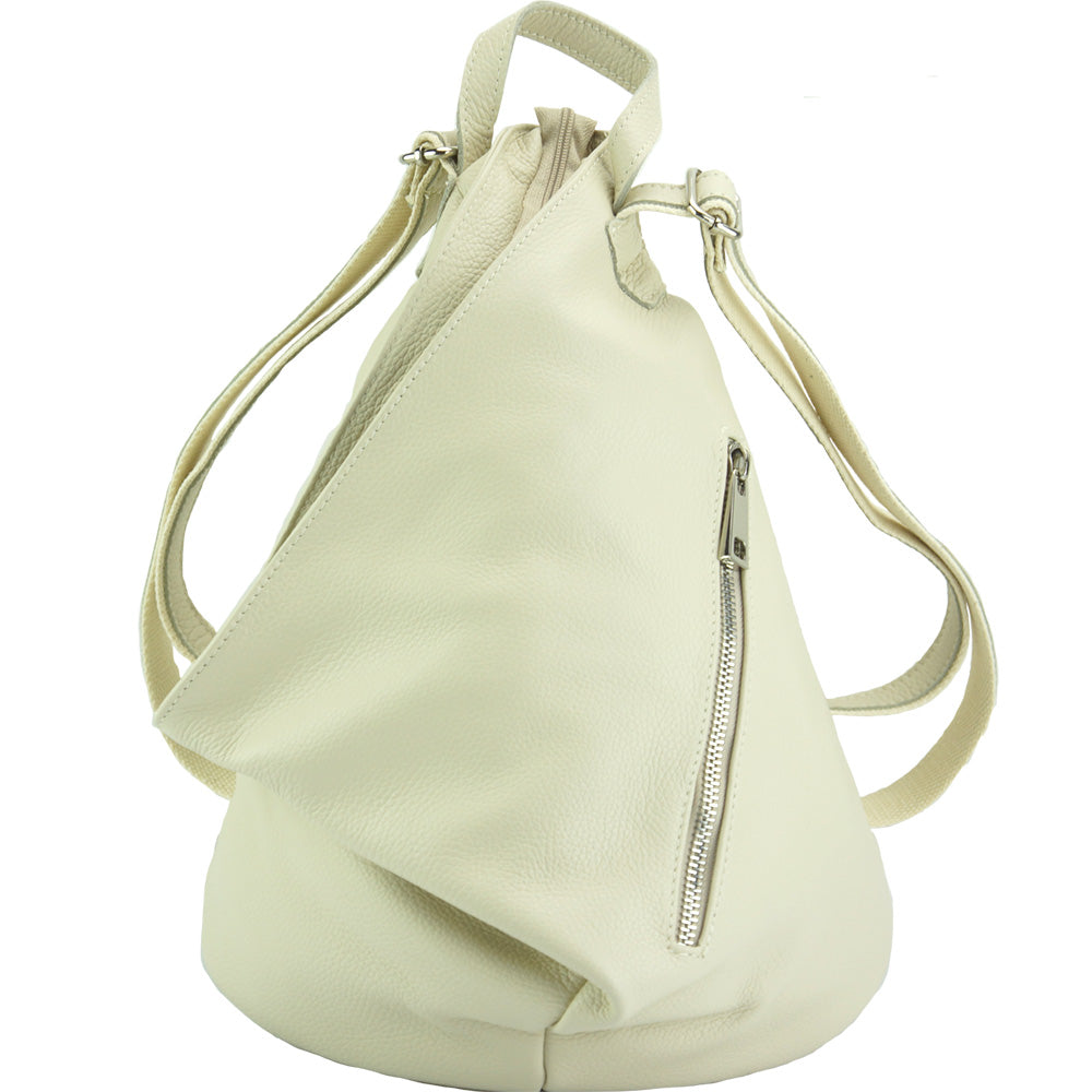 Clapton Backpack in Supple small-grained leather - Made In Italy
