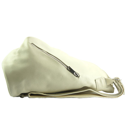 Clapton Backpack in Supple small-grained leather - Made In Italy