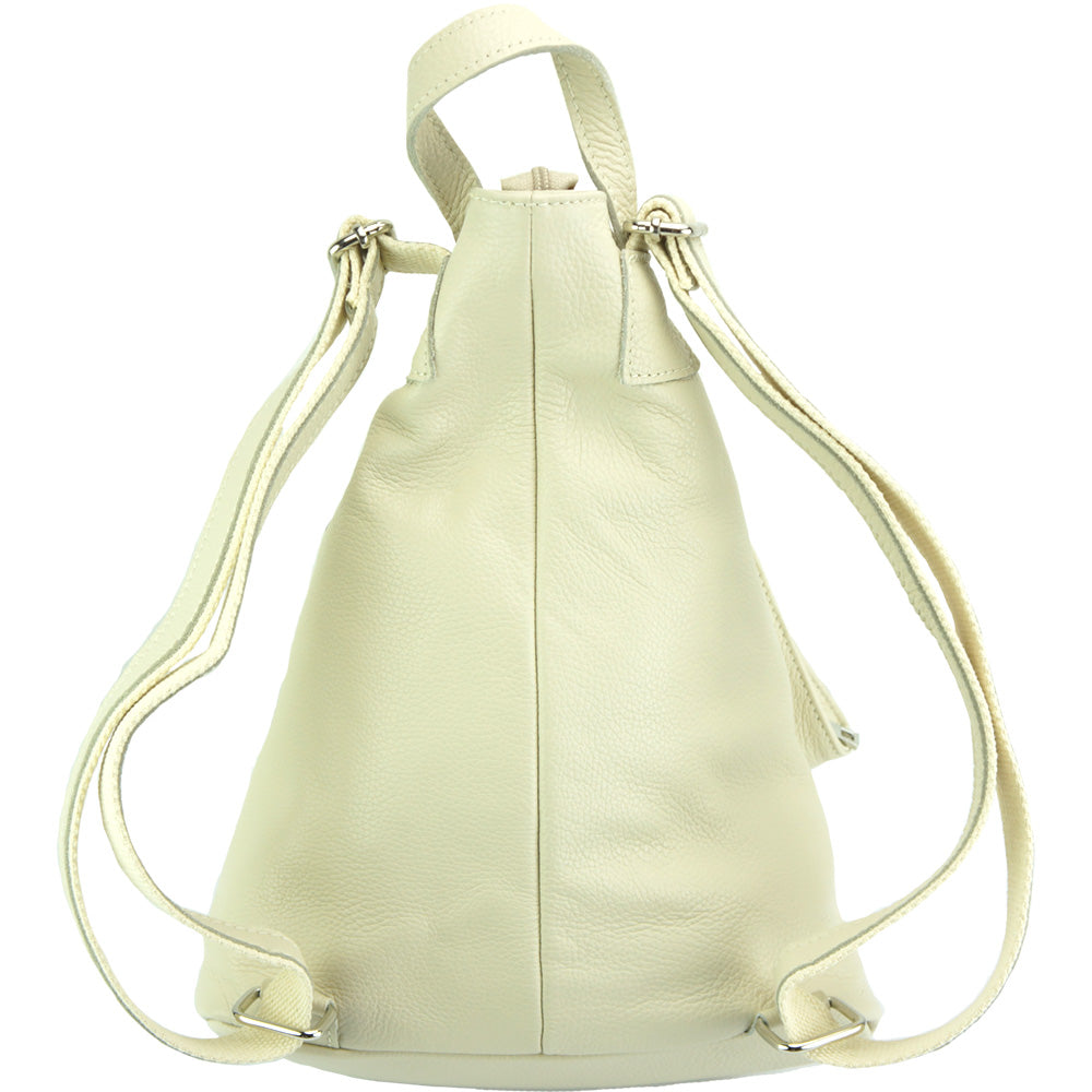 Clapton Backpack in Supple small-grained leather - Made In Italy