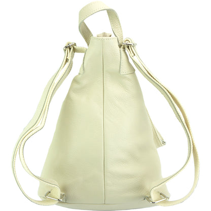 Clapton Backpack in Supple small-grained leather - Made In Italy