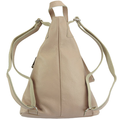 Clapton Backpack in Supple small-grained leather - Made In Italy