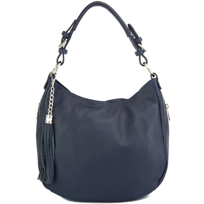 Victoire shoulder bag in calf-skin leather