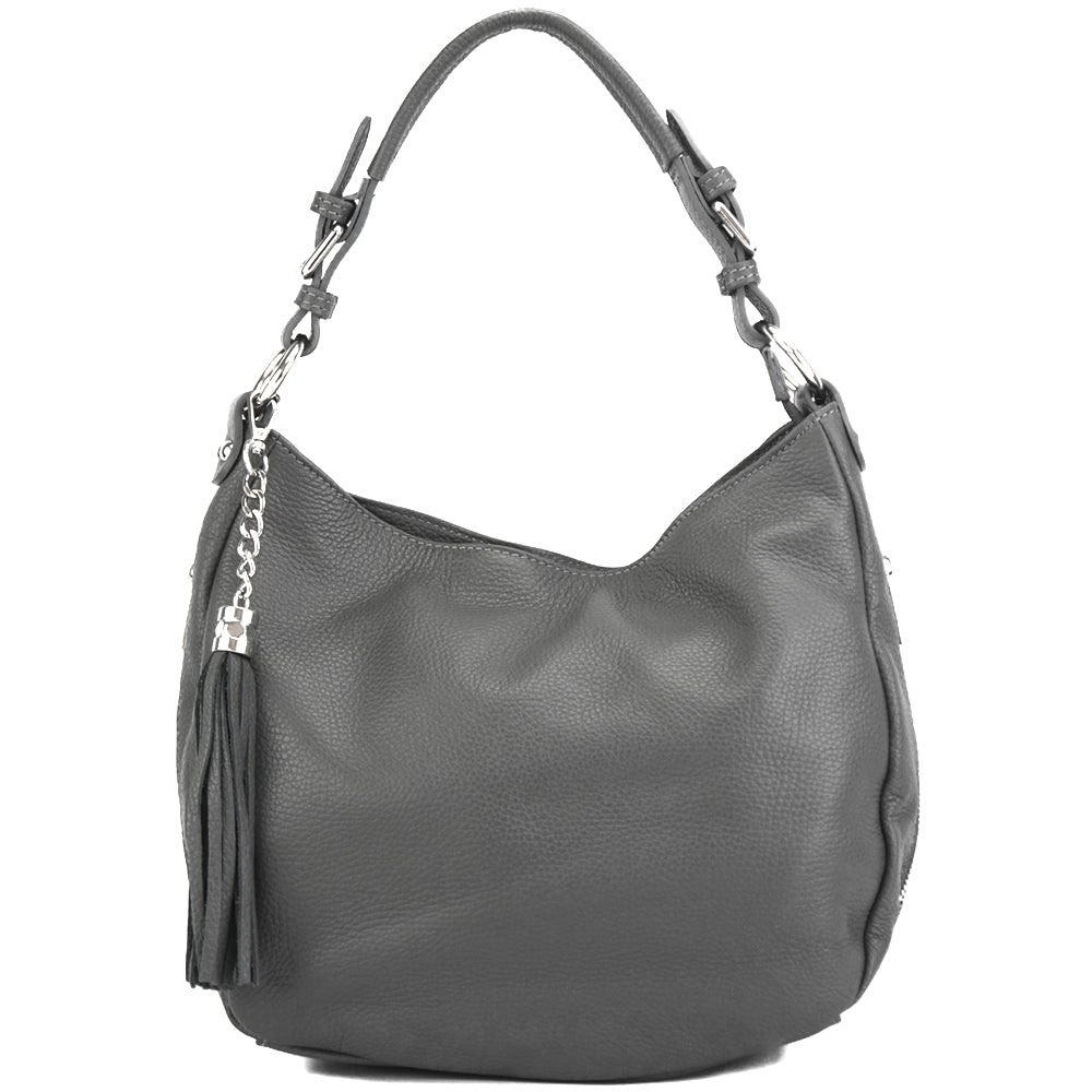 Victoire shoulder bag in calf-skin leather